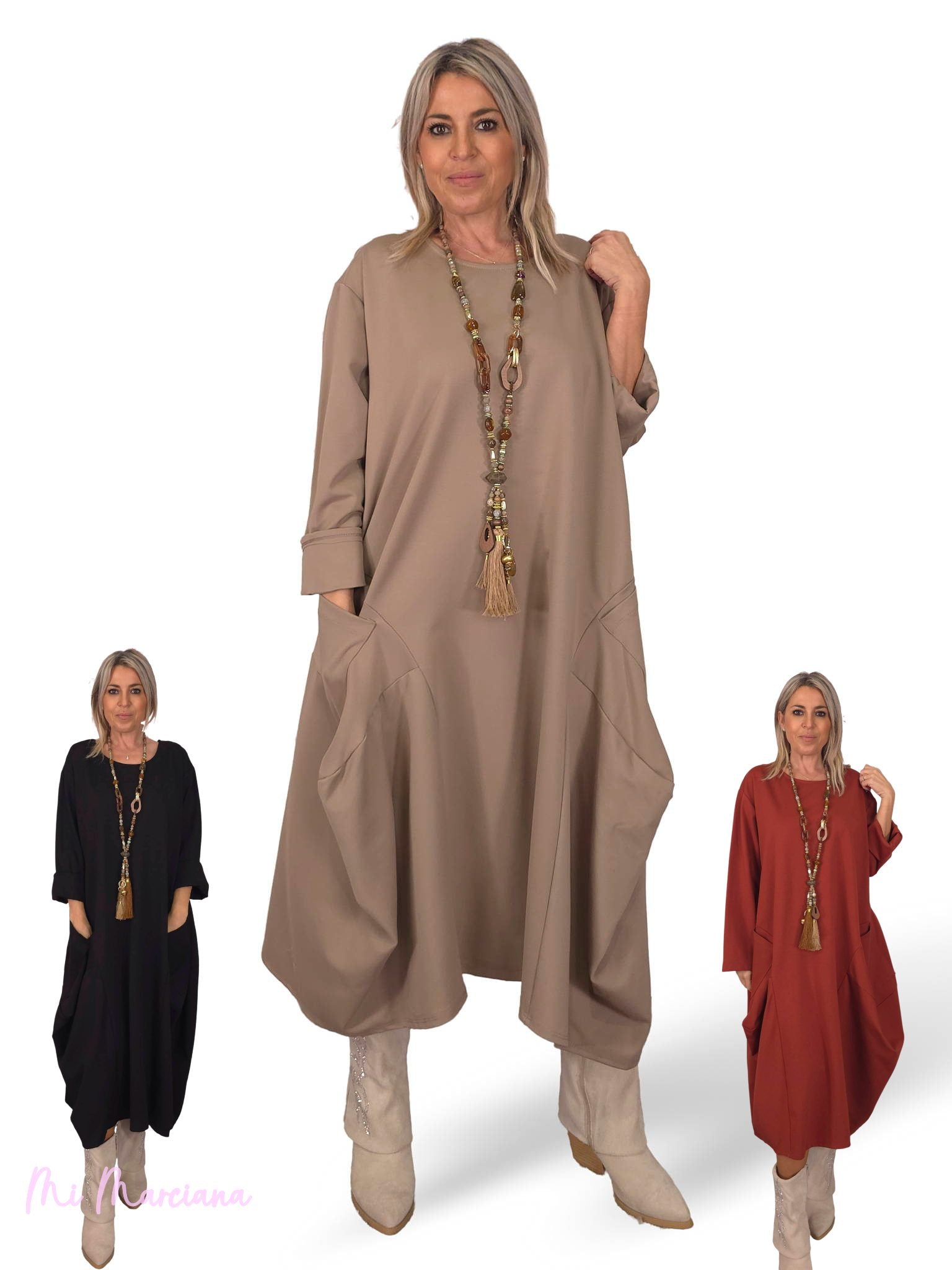 VESTIDO GLOBO BOLSILLOS JOT