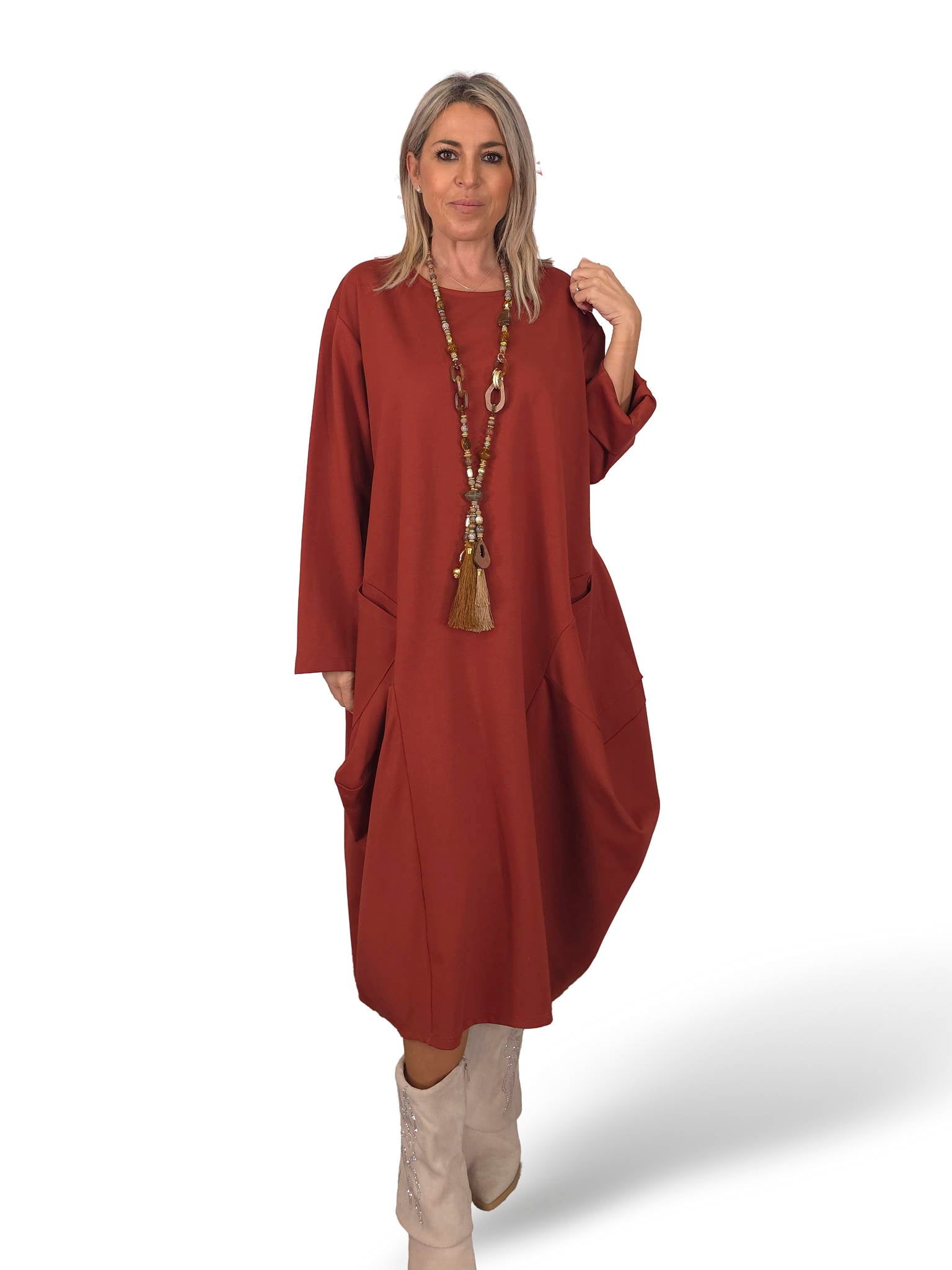 VESTIDO GLOBO BOLSILLOS JOT