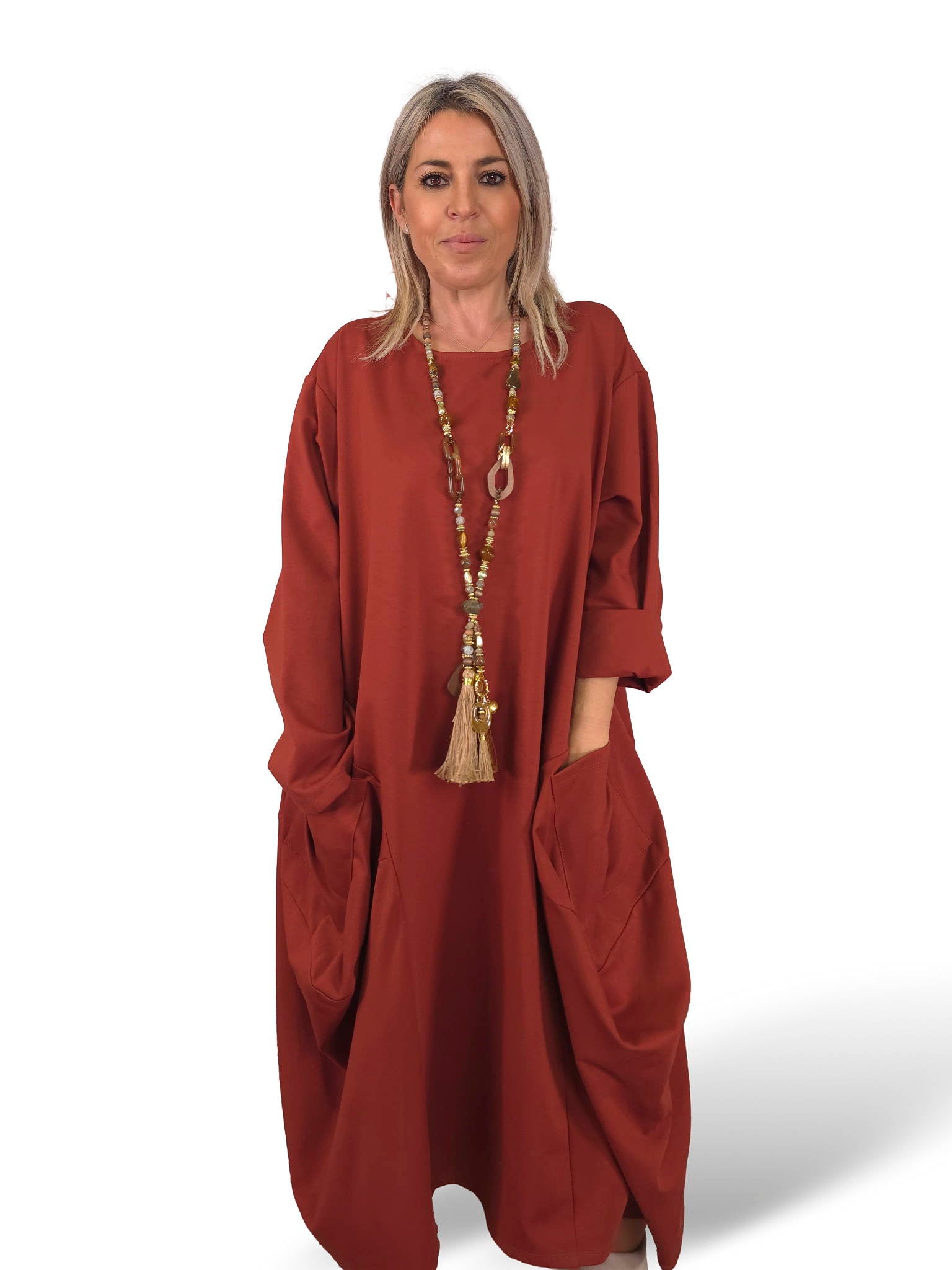 VESTIDO GLOBO BOLSILLOS JOT