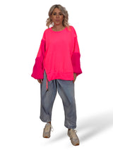 MAXI SUDADERA MANGAS PUNTO