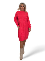 VESTIDO PUNTO GRUESO TRENZADO JOT