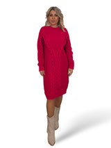 VESTIDO PUNTO GRUESO TRENZADO JOT