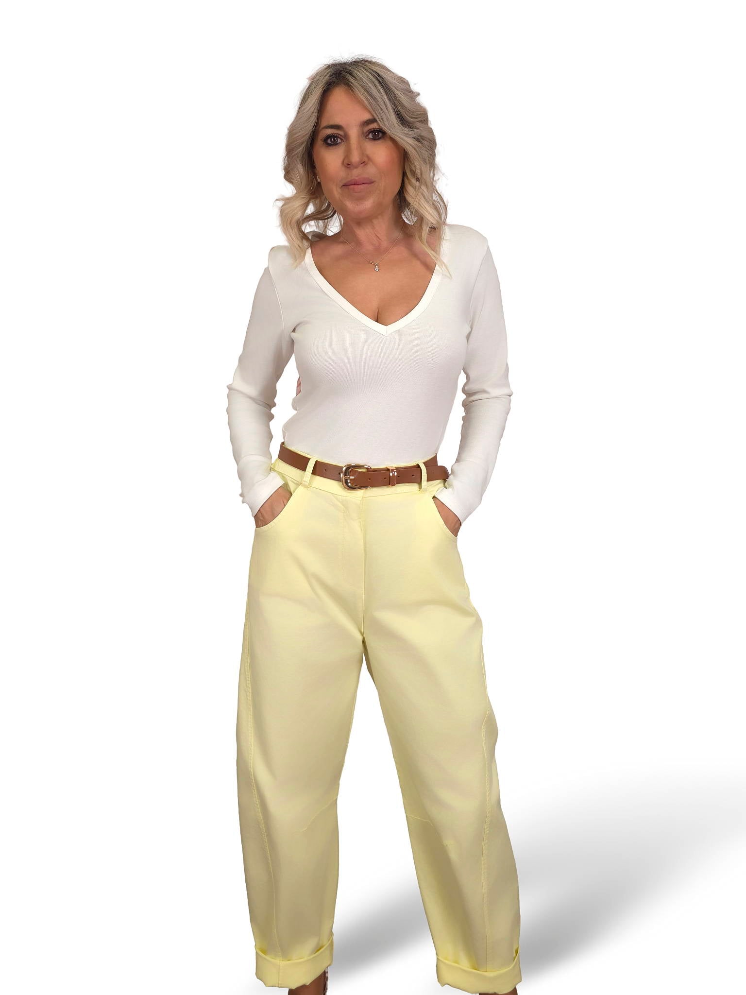 PANTALON BALLOON CINTURÓN JOT