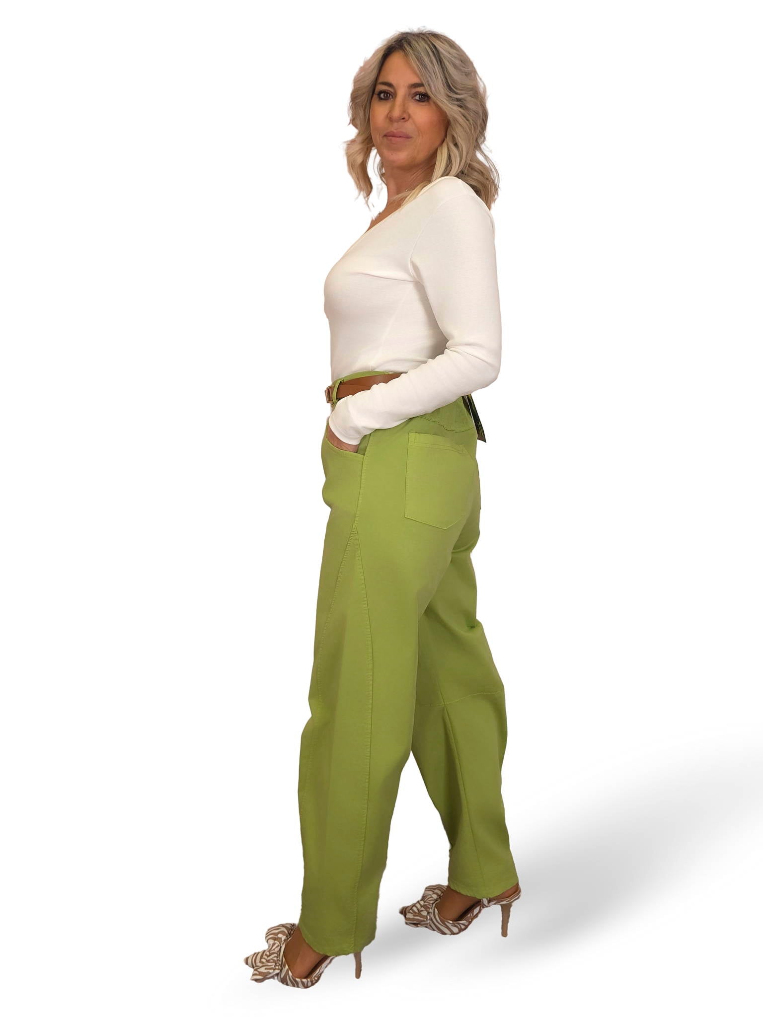 PANTALON BALLOON CINTURÓN JOT