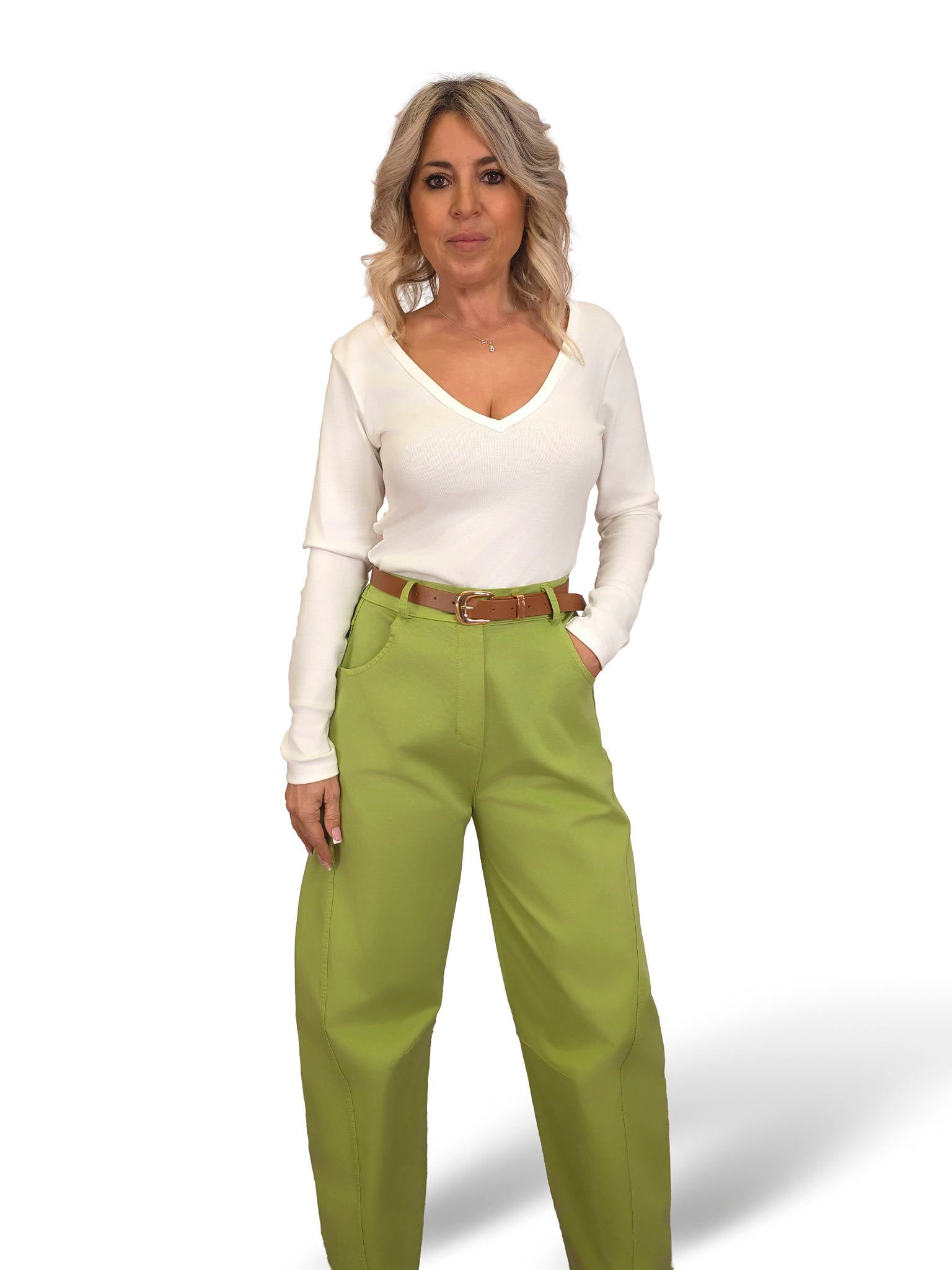 PANTALON BALLOON CINTURÓN JOT