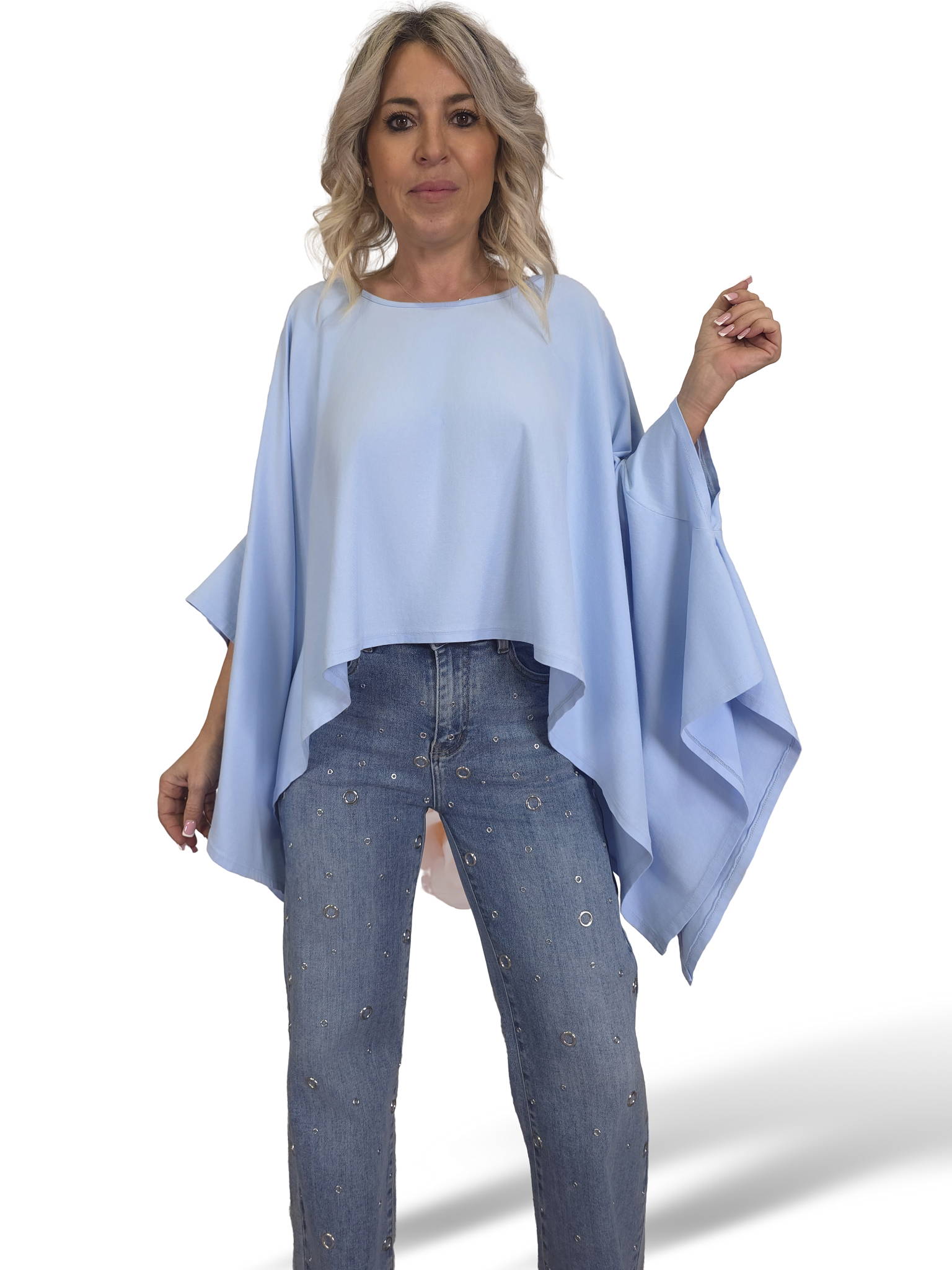 MAXI CAMISETA ASIMÉTRICO CORTO JOT