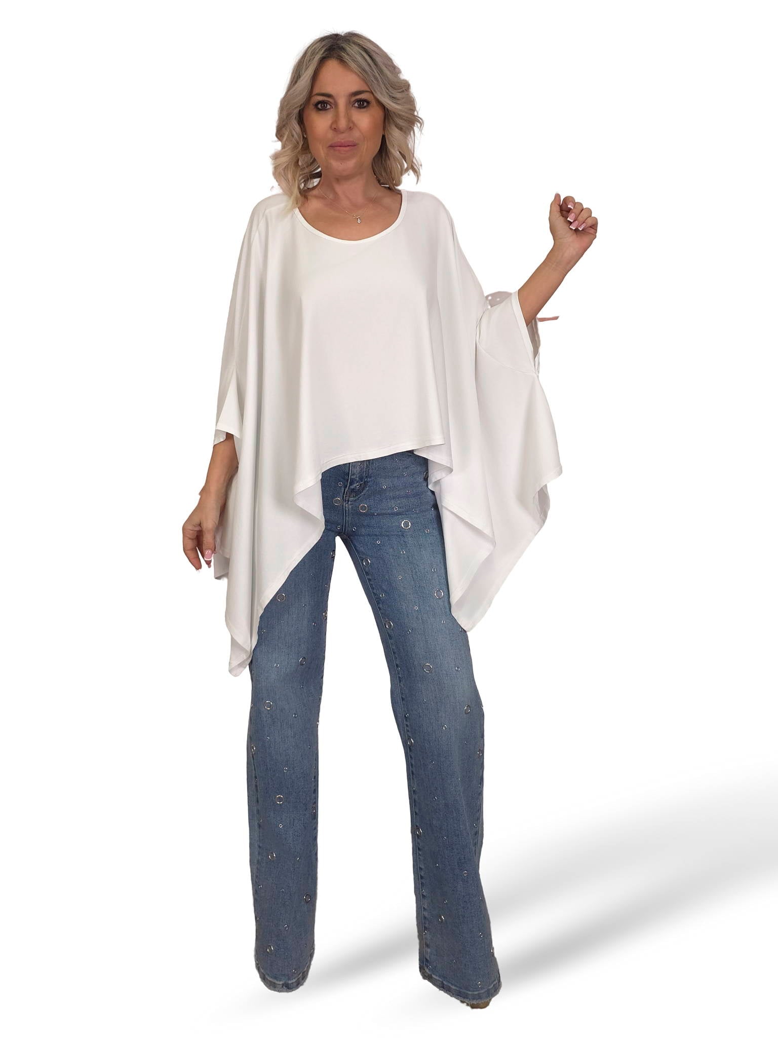 MAXI CAMISETA ASIMÉTRICO CORTO JOT