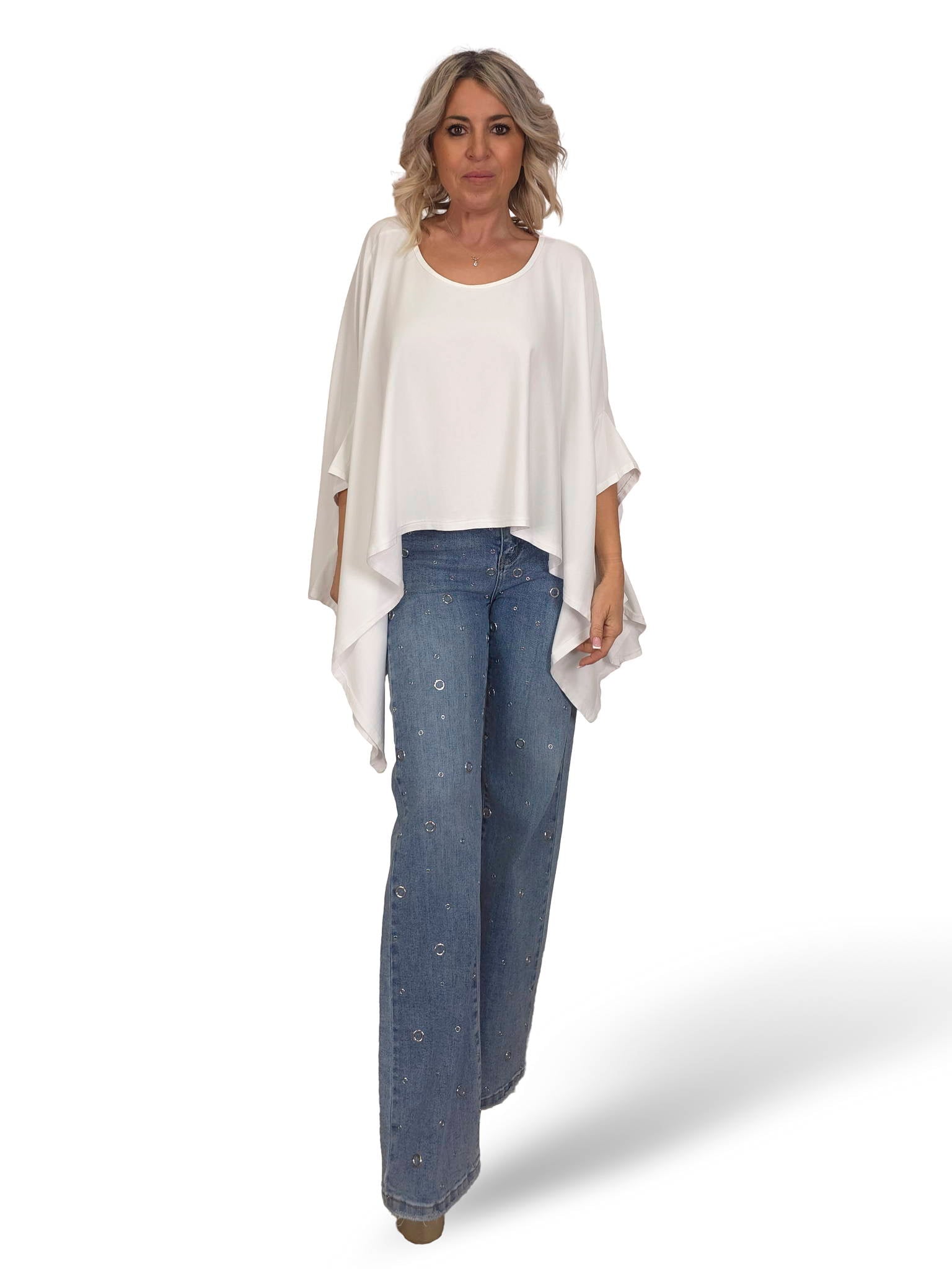 MAXI CAMISETA ASIMÉTRICO CORTO JOT