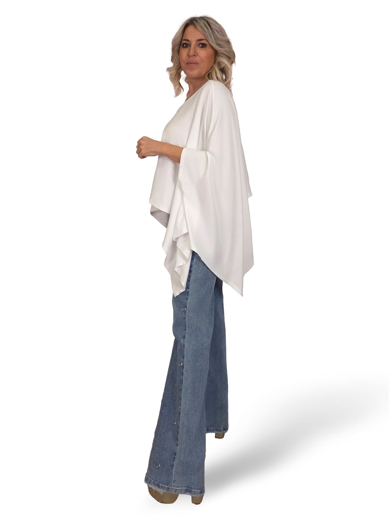 MAXI CAMISETA ASIMÉTRICO CORTO JOT