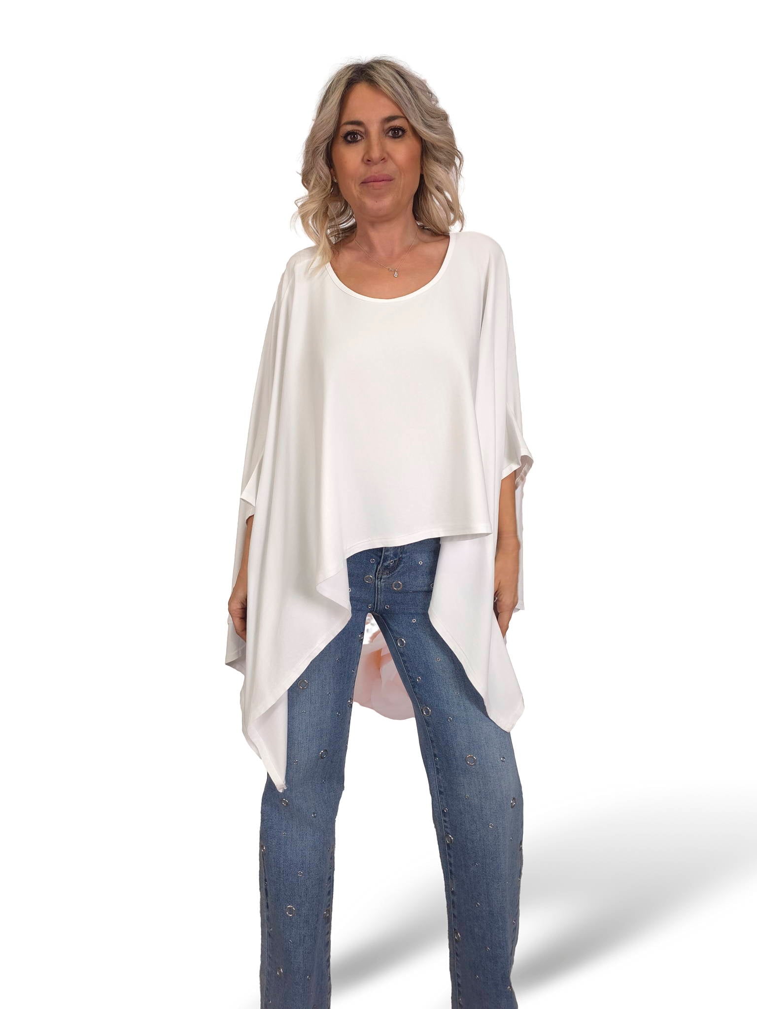 MAXI CAMISETA ASIMÉTRICO CORTO JOT