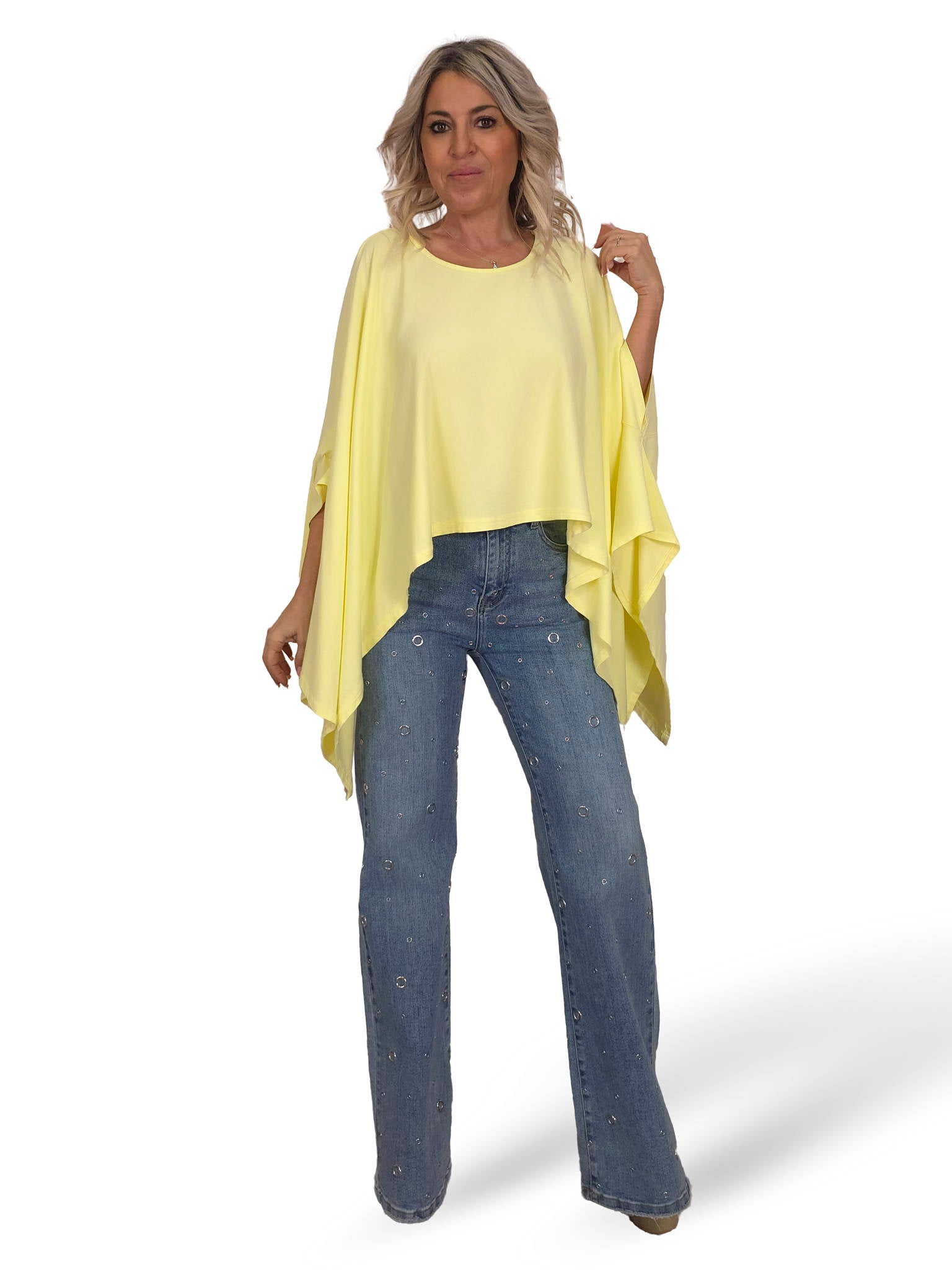 MAXI CAMISETA ASIMÉTRICO CORTO JOT