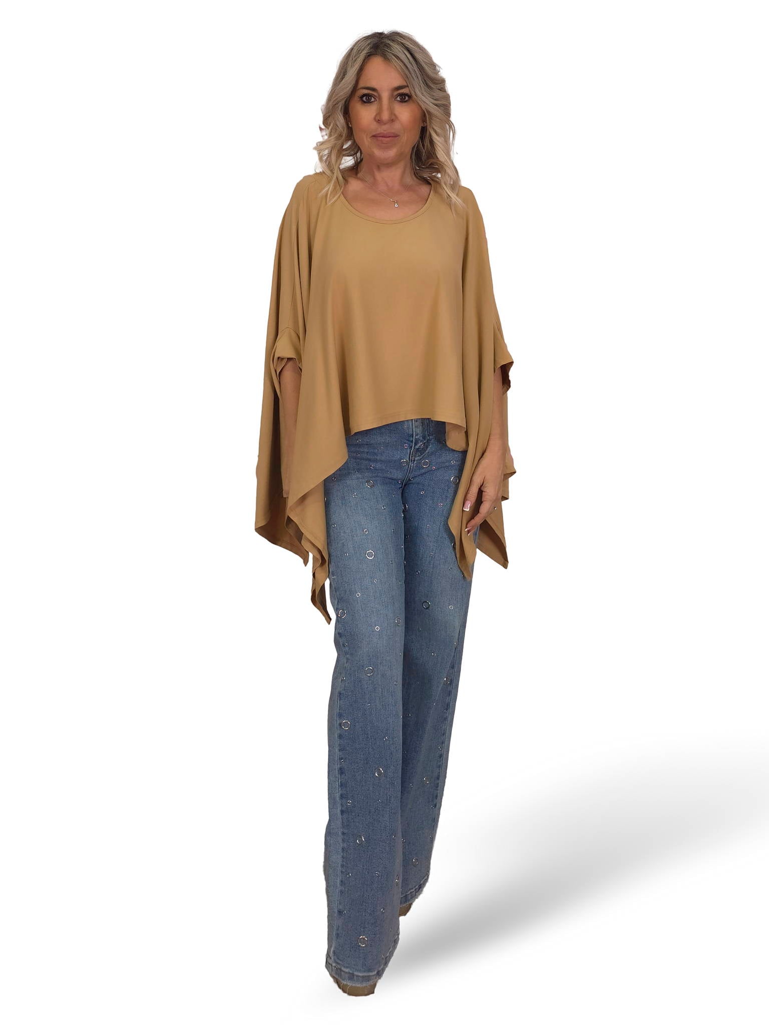 MAXI CAMISETA ASIMÉTRICO CORTO JOT