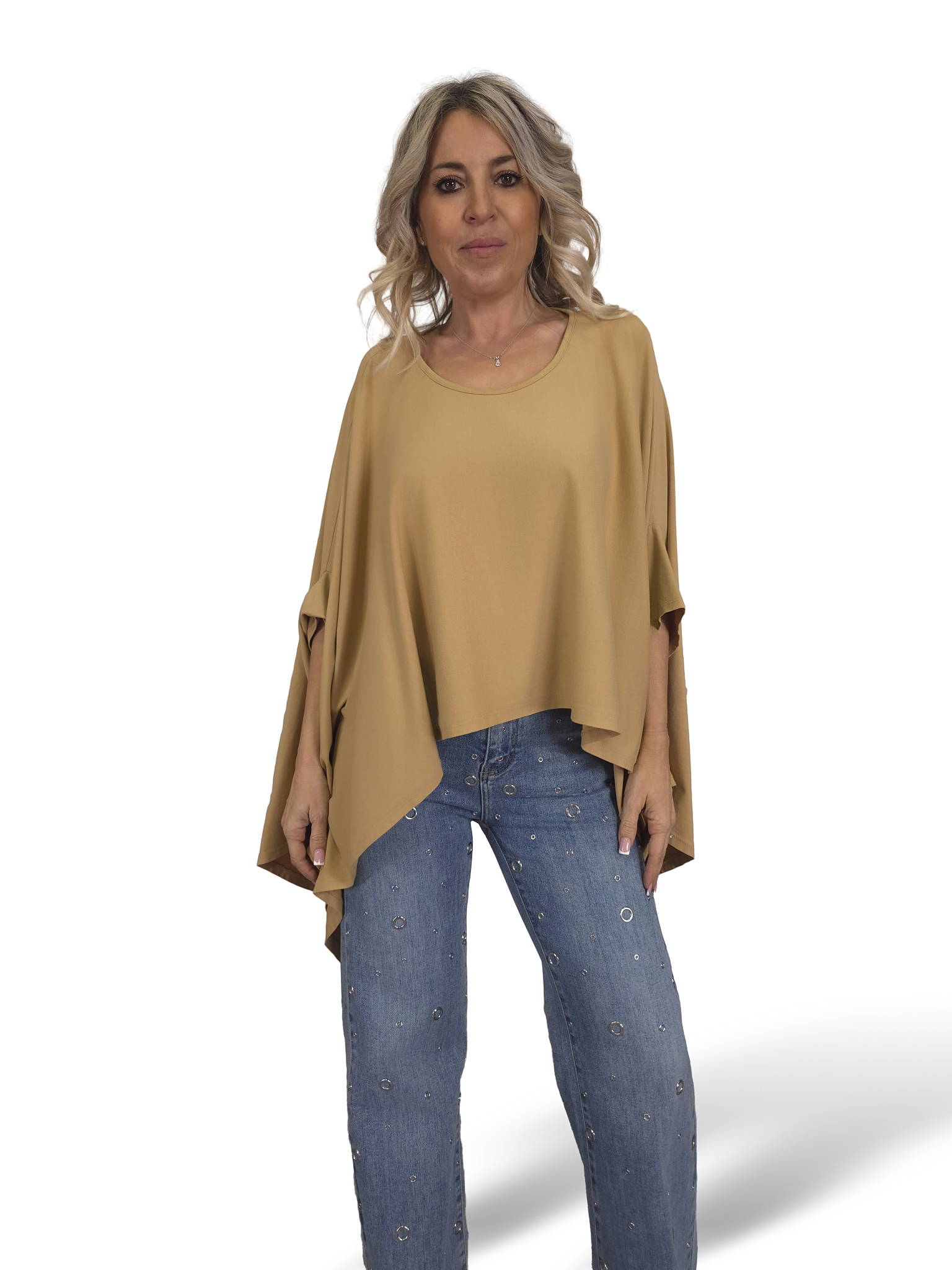 MAXI CAMISETA ASIMÉTRICO CORTO JOT