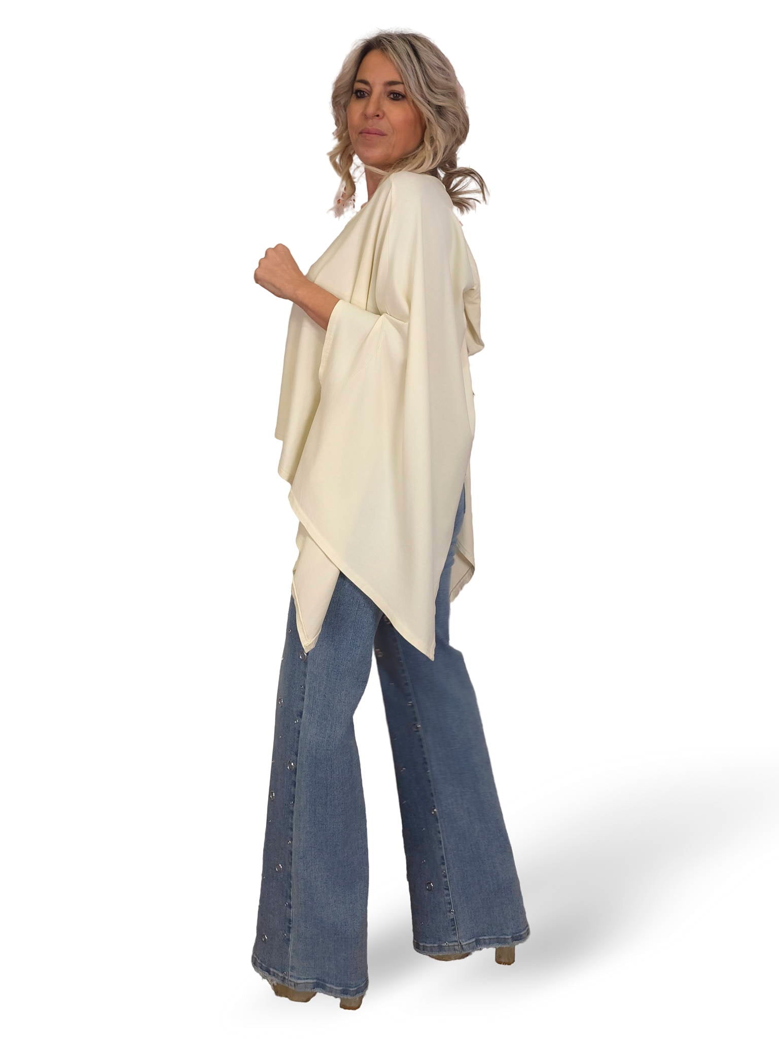 MAXI CAMISETA ASIMÉTRICO CORTO JOT