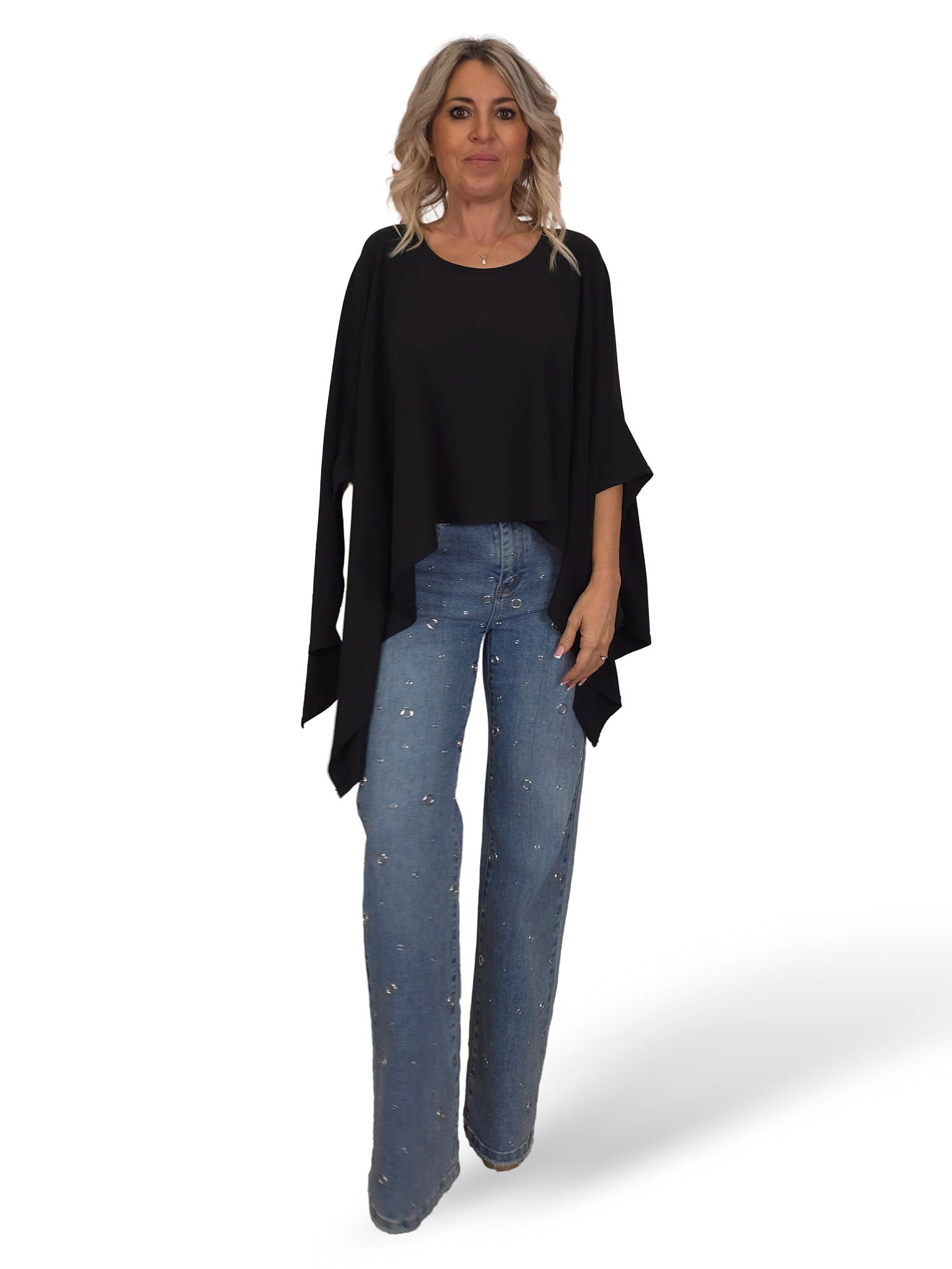 MAXI CAMISETA ASIMÉTRICO CORTO JOT