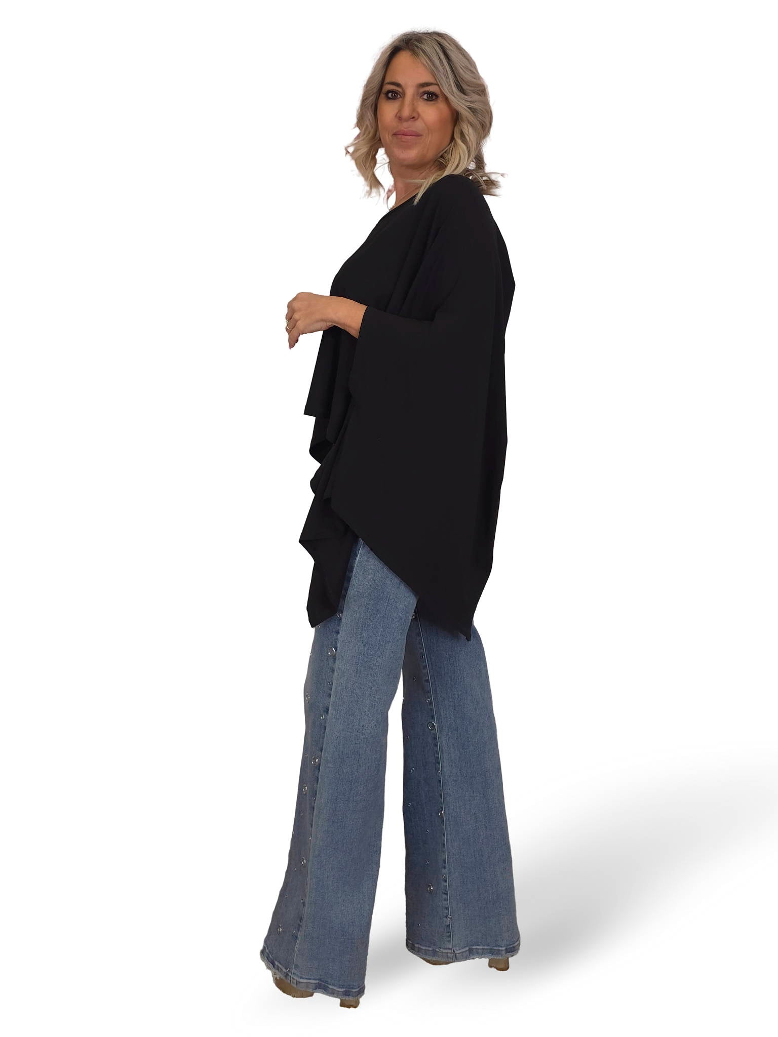 MAXI CAMISETA ASIMÉTRICO CORTO JOT