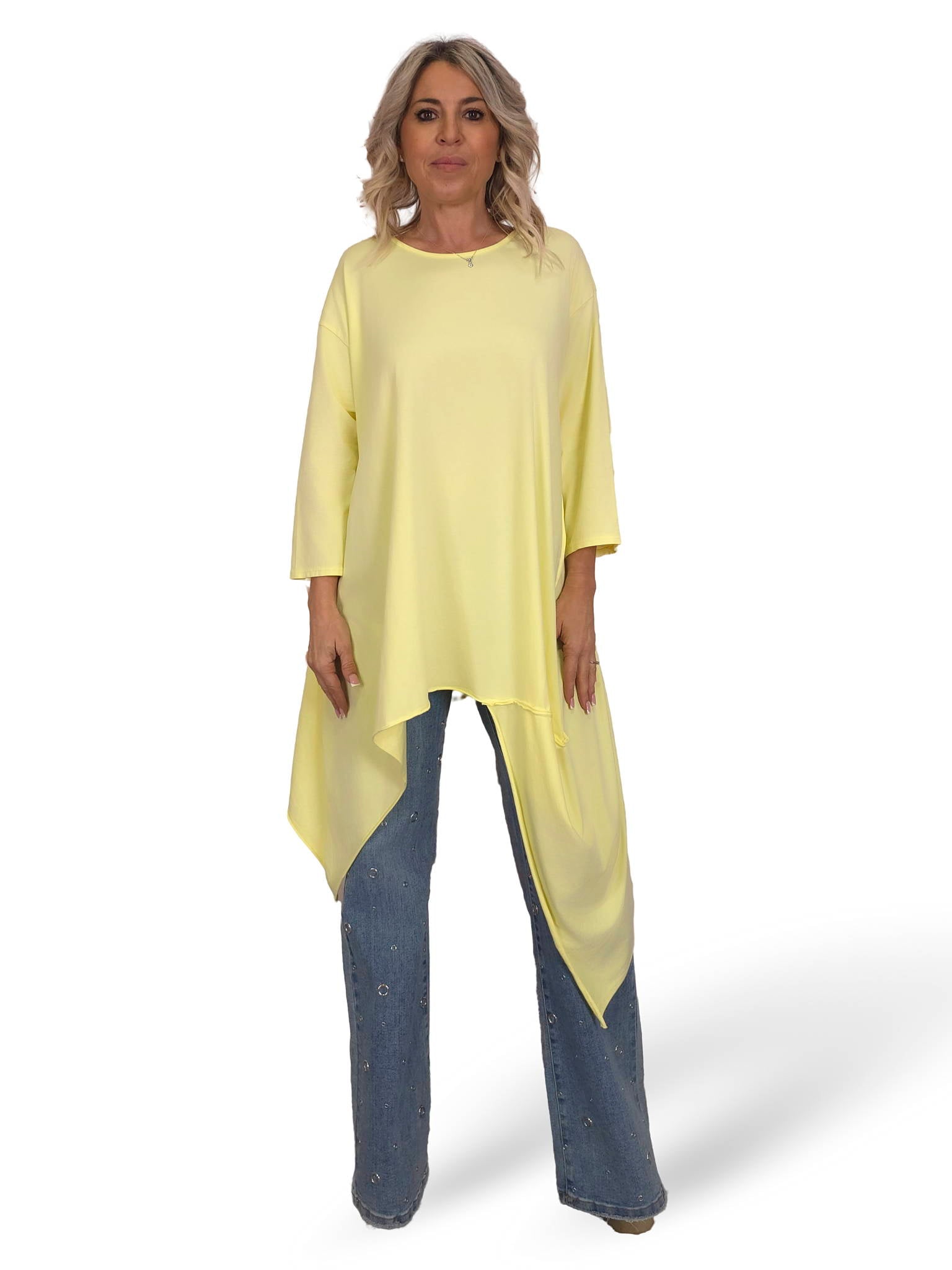 MAXI CAMISETA ASIMÉTRICA PICOS JOT