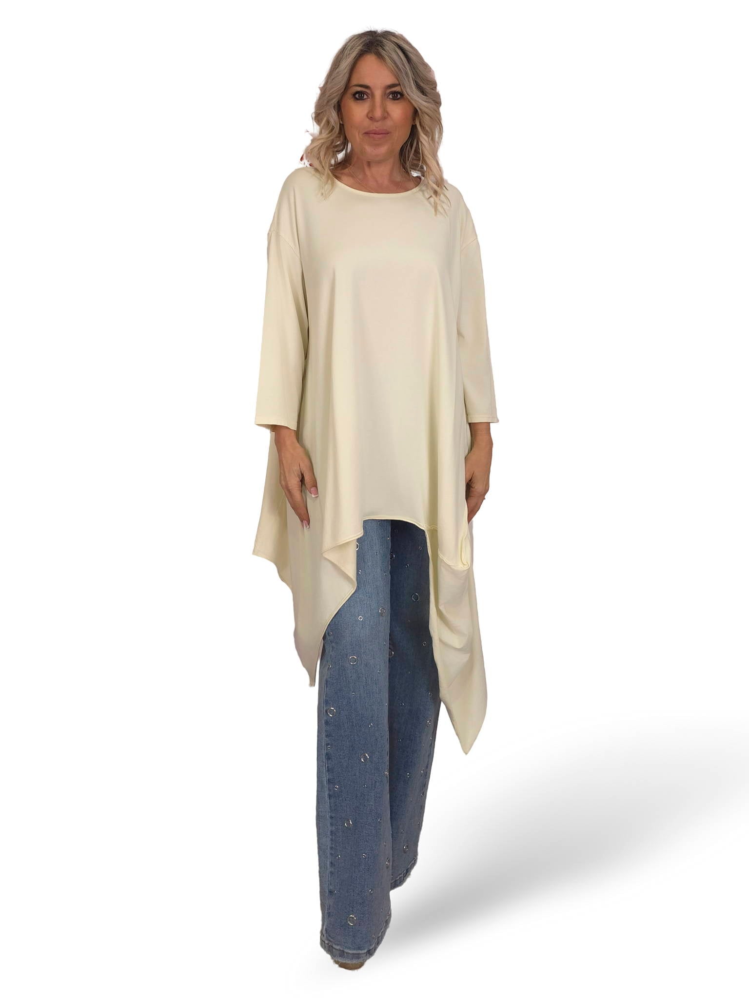 MAXI CAMISETA ASIMÉTRICA PICOS JOT