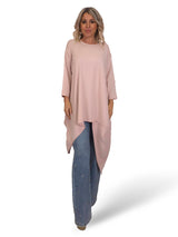 MAXI CAMISETA ASIMÉTRICA PICOS JOT