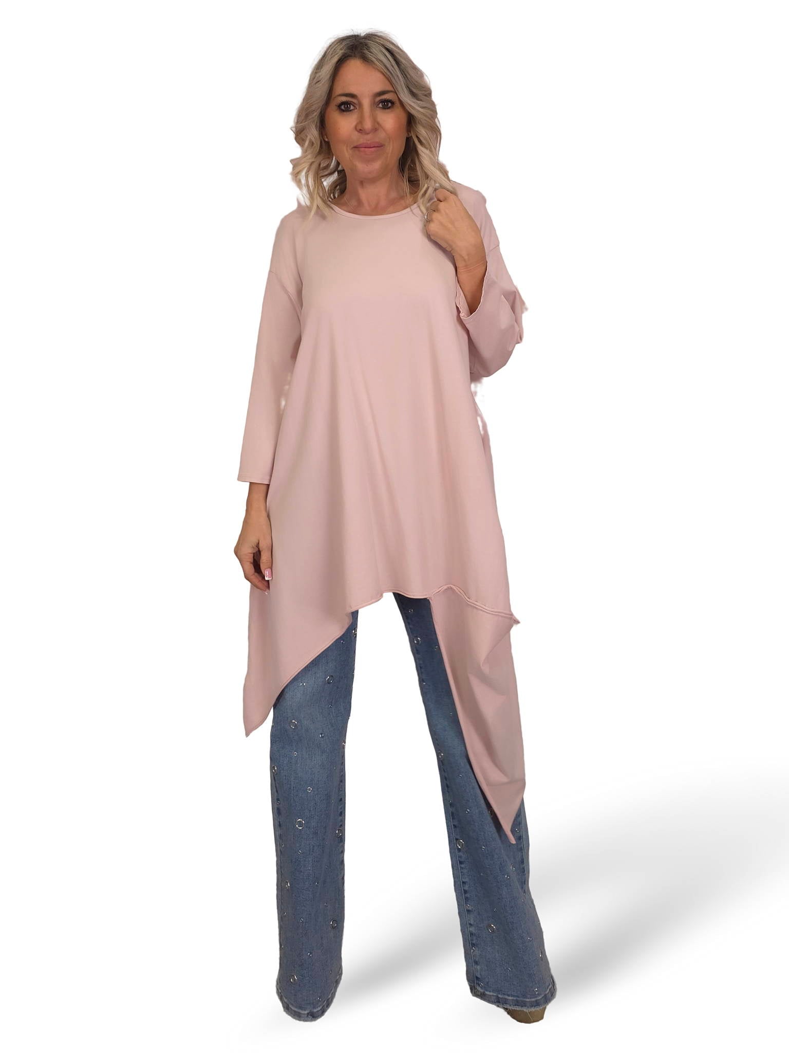 MAXI CAMISETA ASIMÉTRICA PICOS JOT