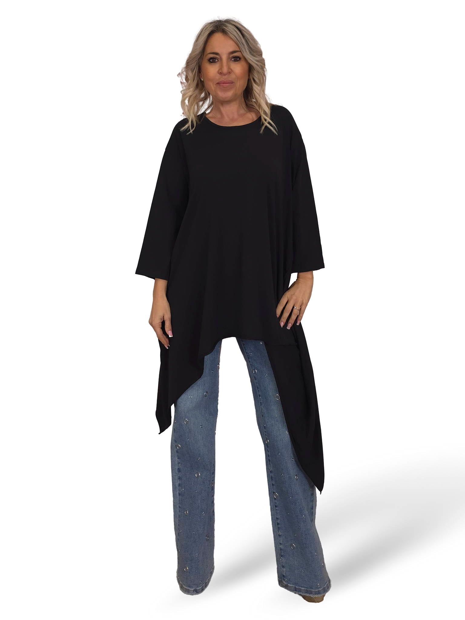 MAXI CAMISETA ASIMÉTRICA PICOS JOT