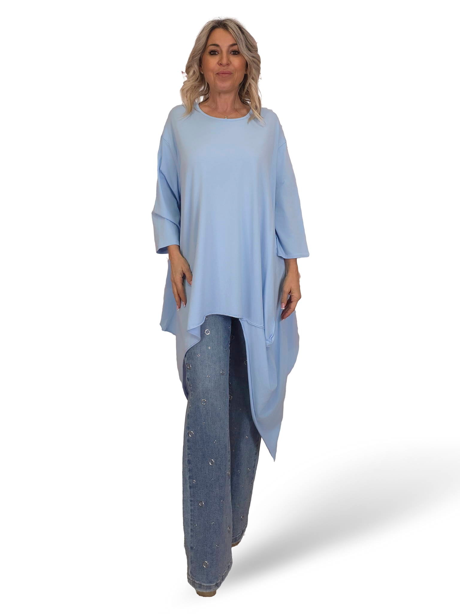 MAXI CAMISETA ASIMÉTRICA PICOS JOT