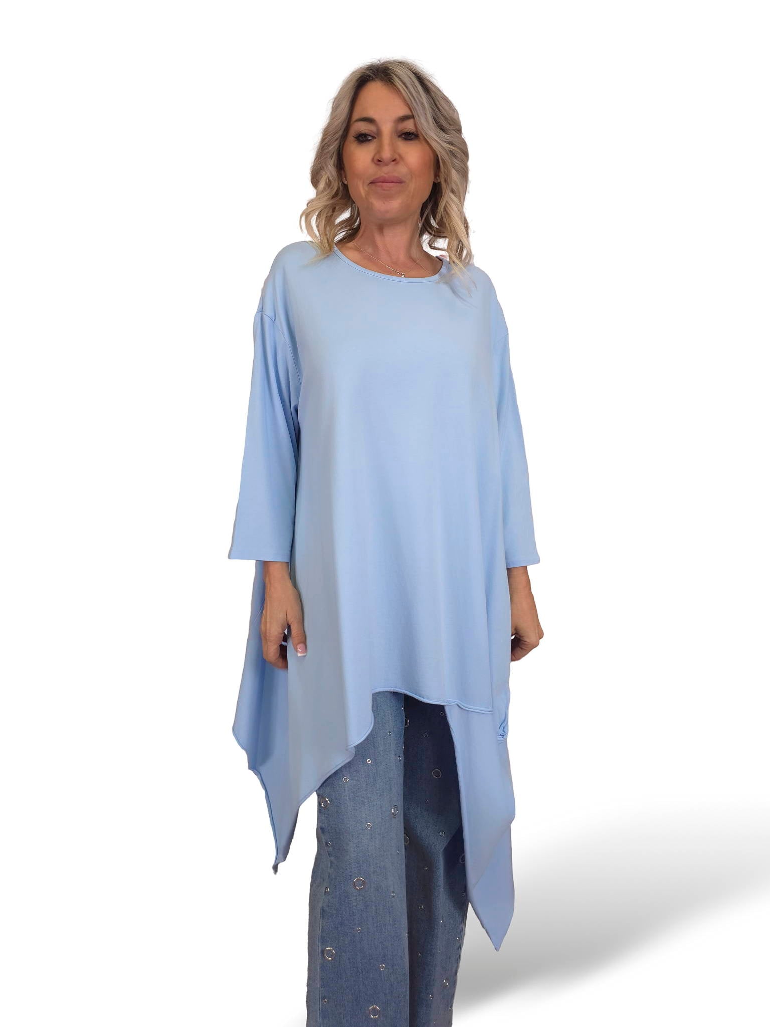 MAXI CAMISETA ASIMÉTRICA PICOS JOT