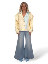 GABARDINA CORTA BICOLOR JOT