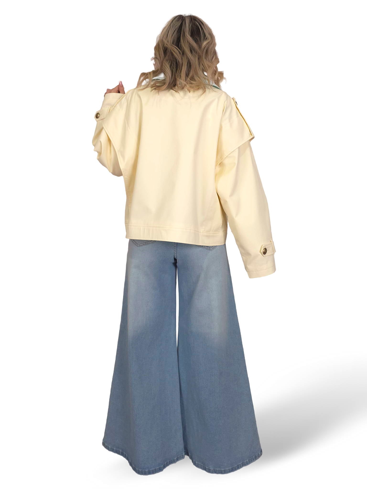 GABARDINA CORTA BICOLOR JOT