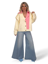 GABARDINA CORTA BICOLOR JOT