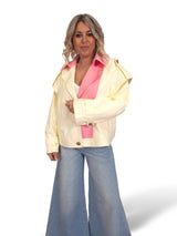 GABARDINA CORTA BICOLOR JOT