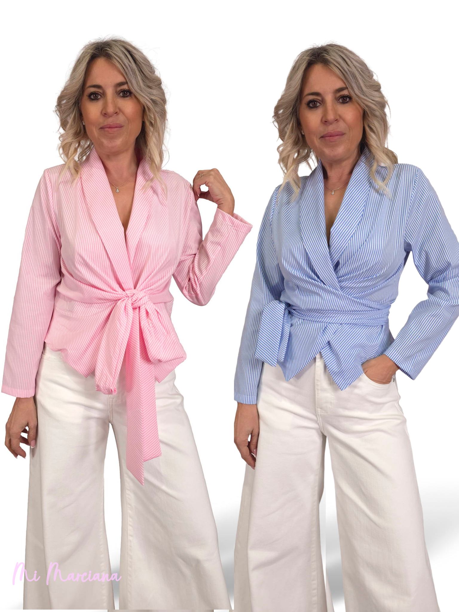 CAMISA CRUZADA RAYAS JOT