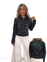 CHAQUETA DENIM PEDRERIA JOT