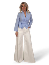 CAMISA CRUZADA RAYAS JOT