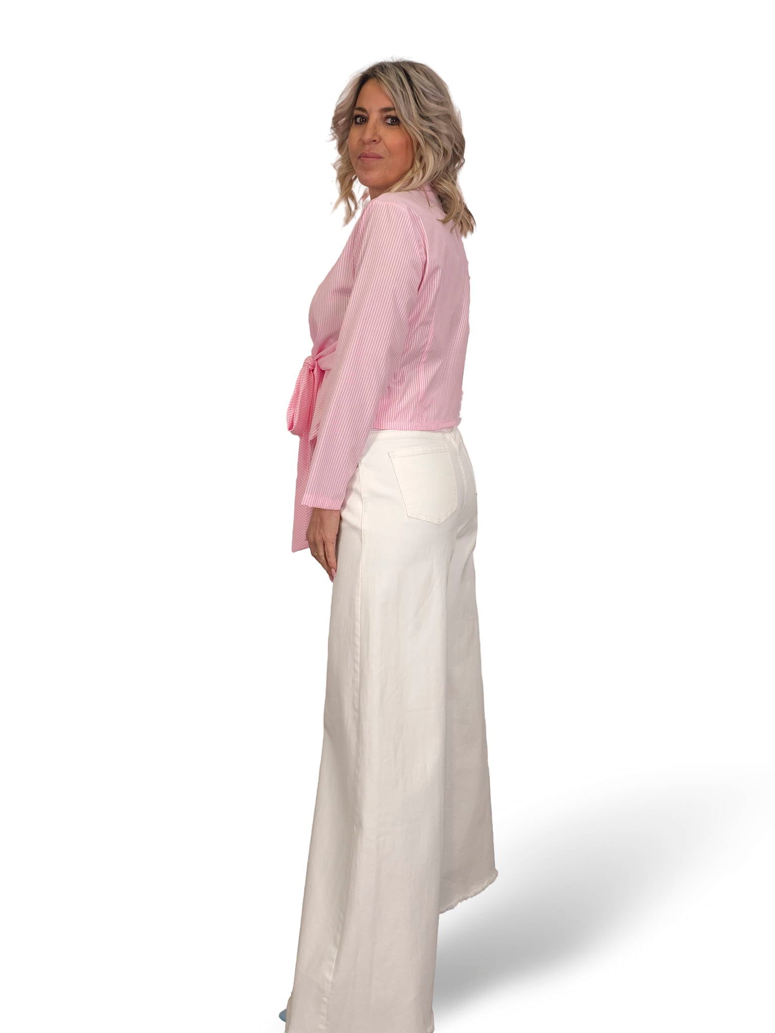 CAMISA CRUZADA RAYAS JOT