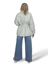 JOT MAXI DENIMJACKE MIT VERSTELLBAREM KORDELZUG