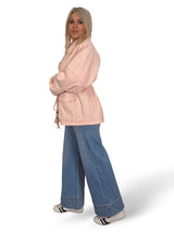 JOT MAXI DENIMJACKE MIT VERSTELLBAREM KORDELZUG