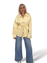 JOT MAXI DENIMJACKE MIT VERSTELLBAREM KORDELZUG