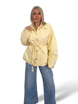 JOT MAXI DENIMJACKE MIT VERSTELLBAREM KORDELZUG