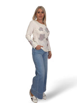 CAMISETA STRASS HOJAS JOT