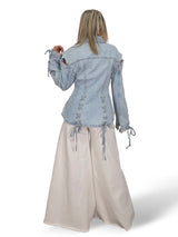 CHAQUETA ENTALLADA DENIM CUERDAS JOT