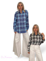 CAMISA CUADROS DESHILACHADOS ESPEJITOS JOT