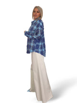 CAMISA CUADROS DESHILACHADOS ESPEJITOS JOT