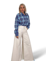 CAMISA CUADROS DESHILACHADOS ESPEJITOS JOT