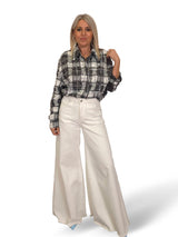 CAMISA CUADROS DESHILACHADOS ESPEJITOS JOT