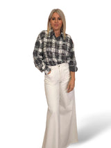 CAMISA CUADROS DESHILACHADOS ESPEJITOS JOT