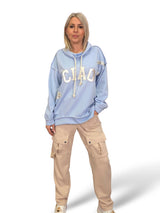 SUDADERA CIAO BRILLOS