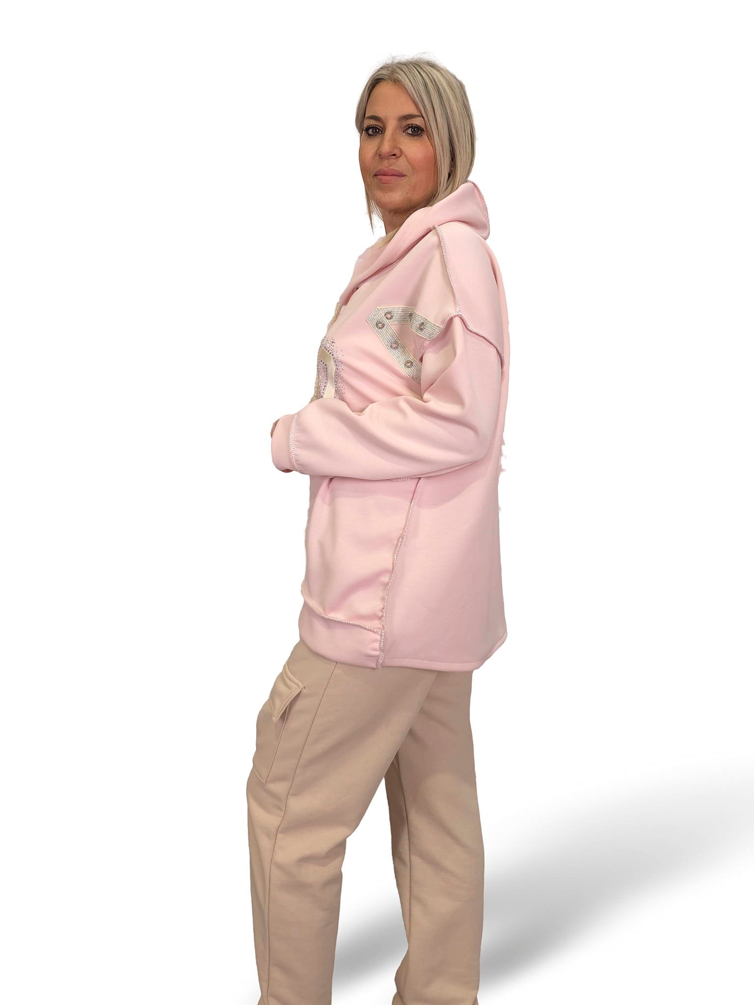 SUDADERA CIAO BRILLOS