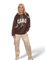 SUDADERA CIAO BRILLOS