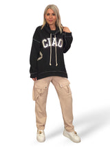 SUDADERA CIAO BRILLOS